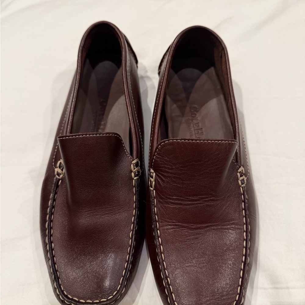 Cole Haan Women’s Dark Brown Leather Driver